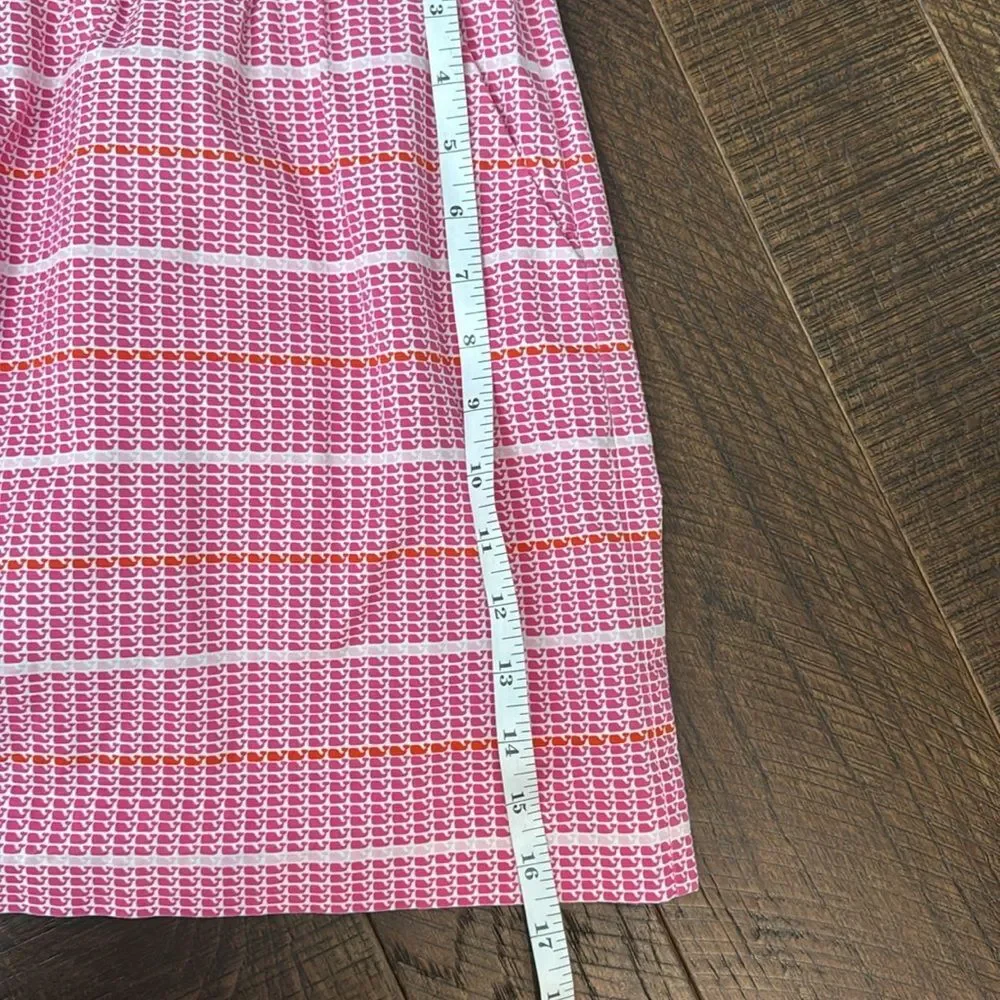 Vineyard Vines Pink Striped Mini Skirt Women's 6 - Picture 8 of 9